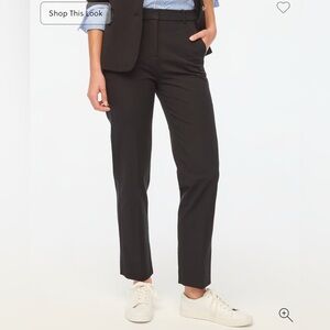 J. Crew Factory Women’s Kallie Straight Leg Pant – Black - 18 - EUC